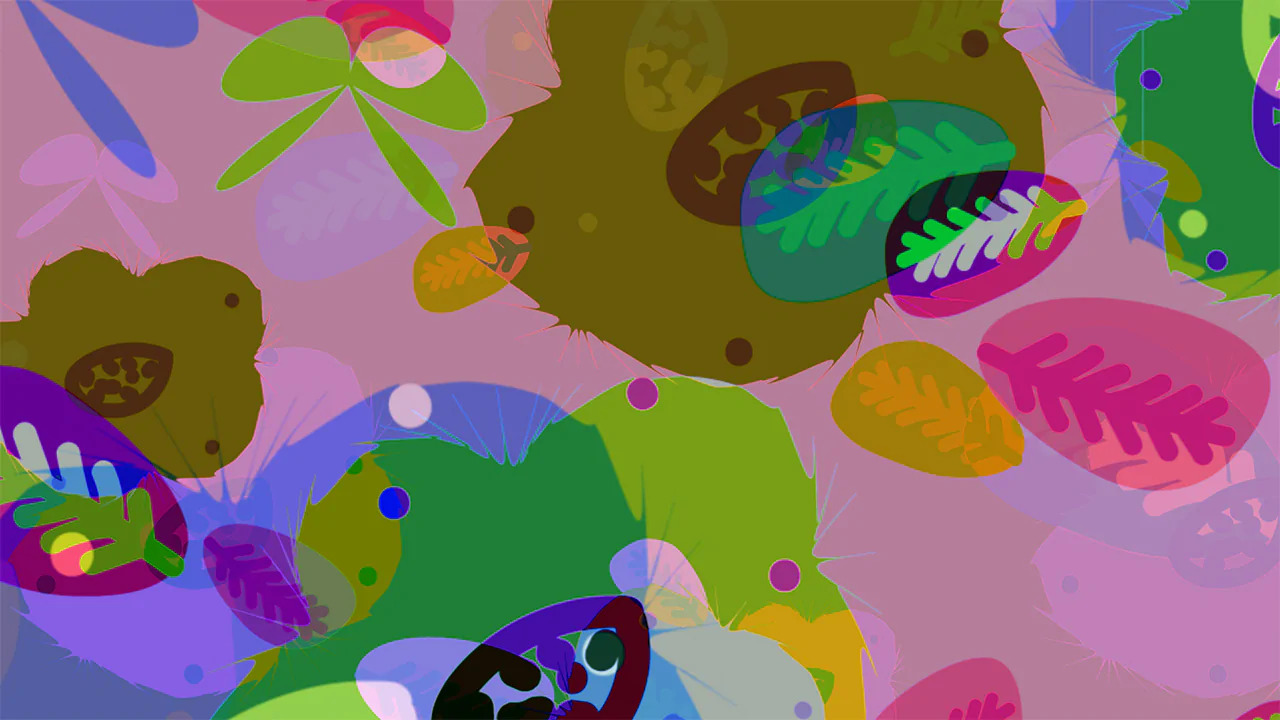 Colorful Organic Shapes I