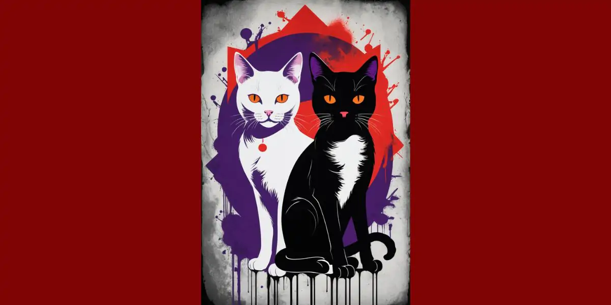 Mystical Cats Poster