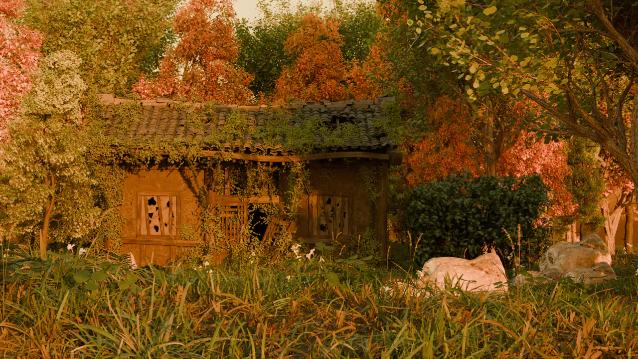 Realestic Cabin in the Woods 3D model