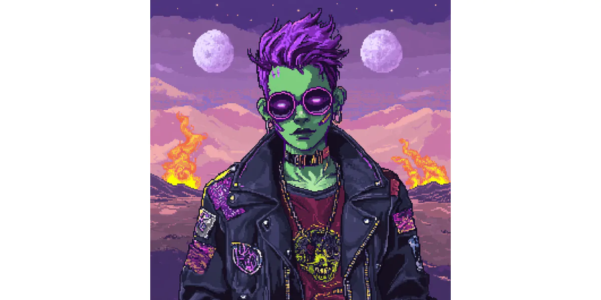 NFT Art: Galactic Punk Nomad