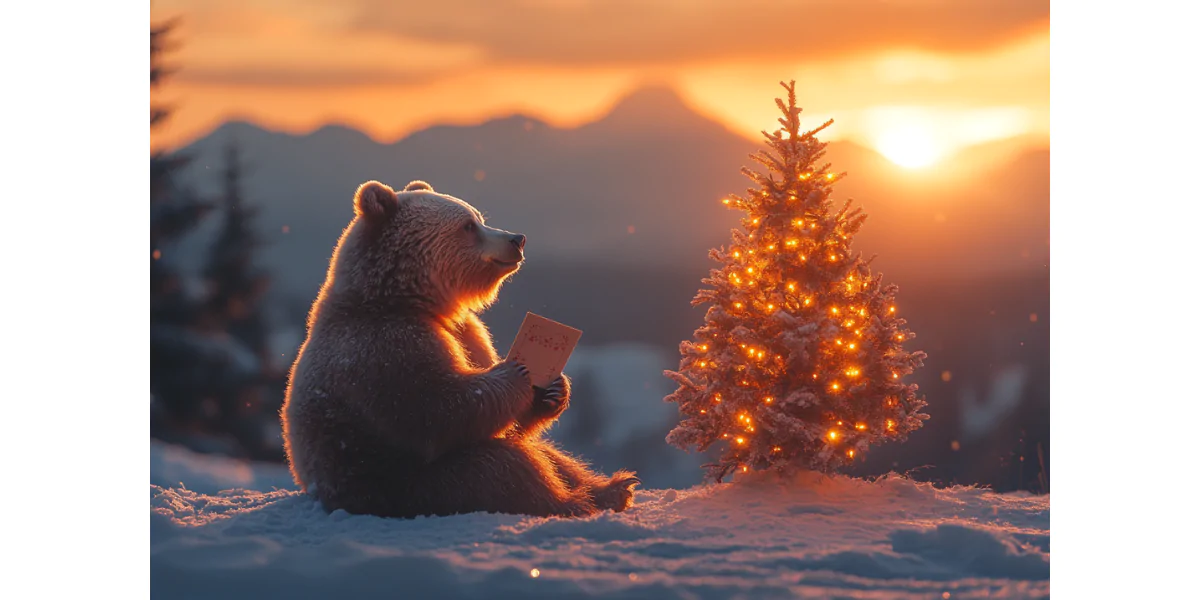 Majestic Grizzly Bear: Illuminated Strength in Photorealistic Art